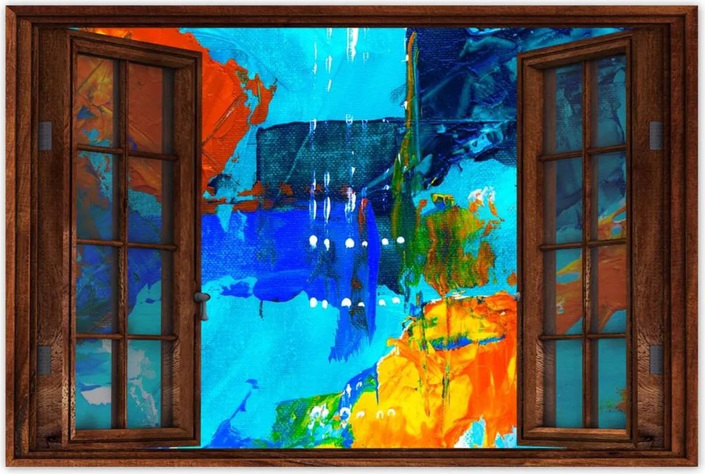 Poszterek 90x60 Absztrakt Legyek