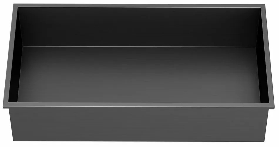 POLYSAN 1301-53B Inserta süllyesztett polc 51 x 27 cm, rozsdamentes acél, antracit