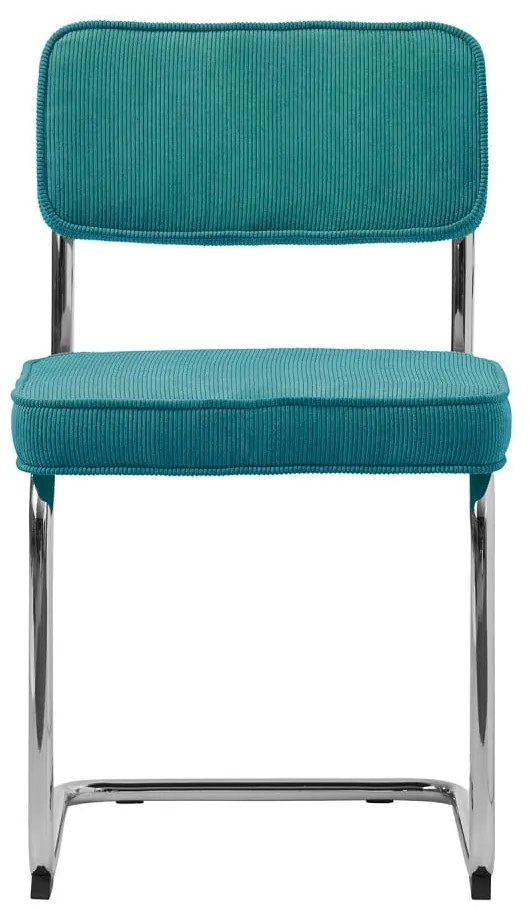Türkiz kordbársony étkezőszék Rupert – Unique Furniture