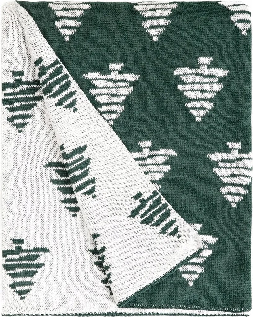 Arnin takaró zöld karácsonyfával 150x200 cm Homla