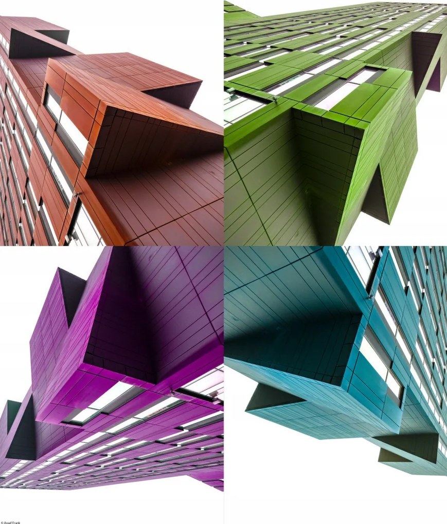 Poszter 40x50cm Régi adótorony, színes, Assaf Frank