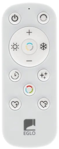 Eglo 901192 - LED Dimmelhető mennyezeti lámpa BALAZOTE LED/21,4W/230V fekete +RC