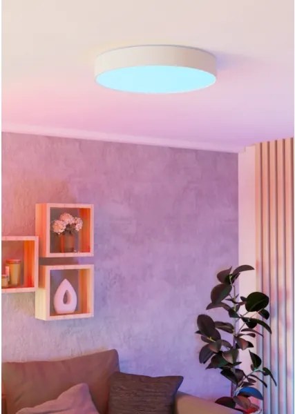 Eglo 901907 - LED RGBW dimmelhető mennyezeti lámpa GALLIZZI-Z LED/26W/230V átmérő 49 cm fehér