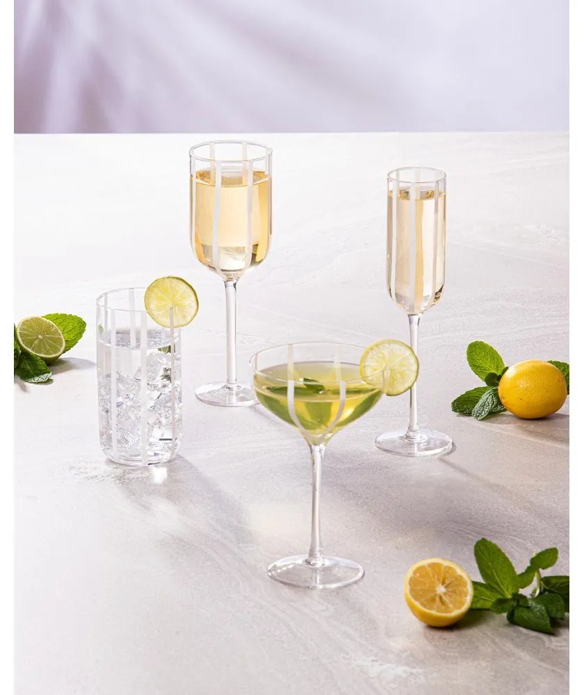 Borospohár szett 4 db-os 350 ml Stripe – Ladelle