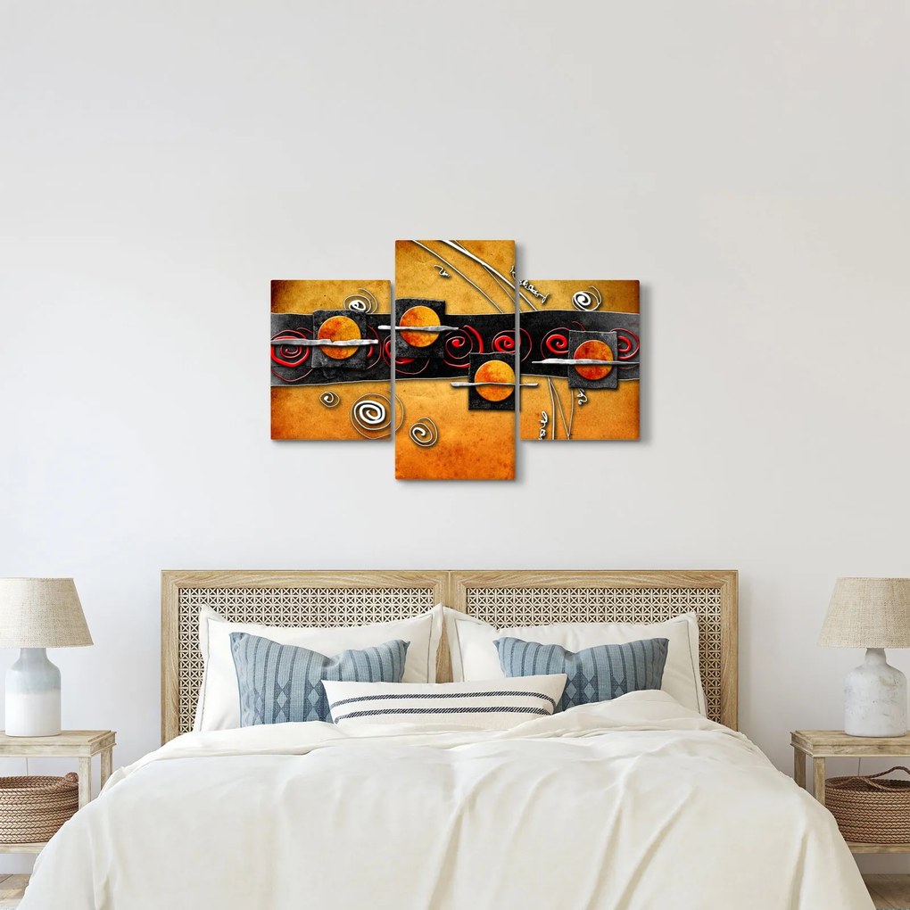 Az absztrakció képe - Bolygók (90x60 cm)