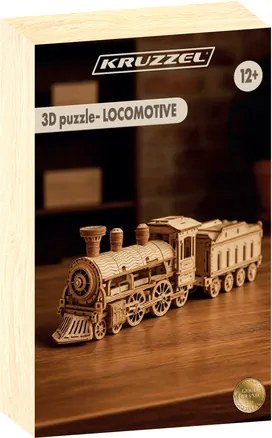 3D Puzzle - Kruzzel Locomotive 26515