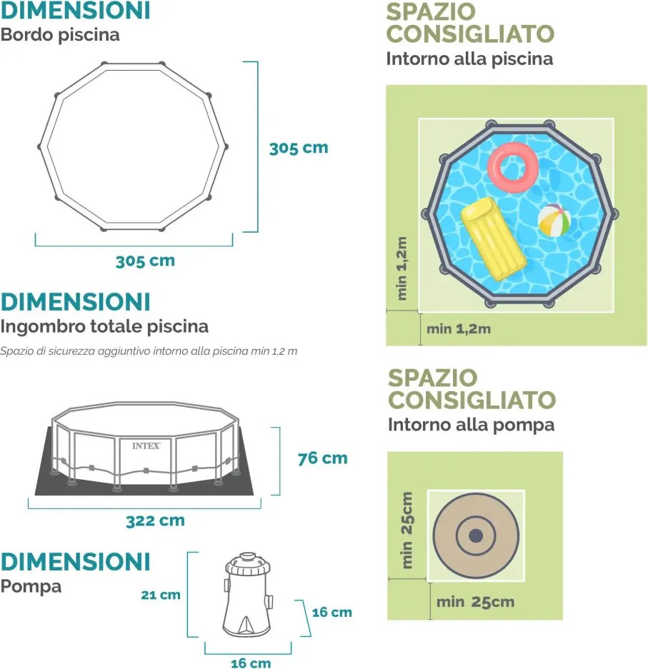 INTEX MetalPrism Set fémvázas medence 305 x 76 cm (26702)