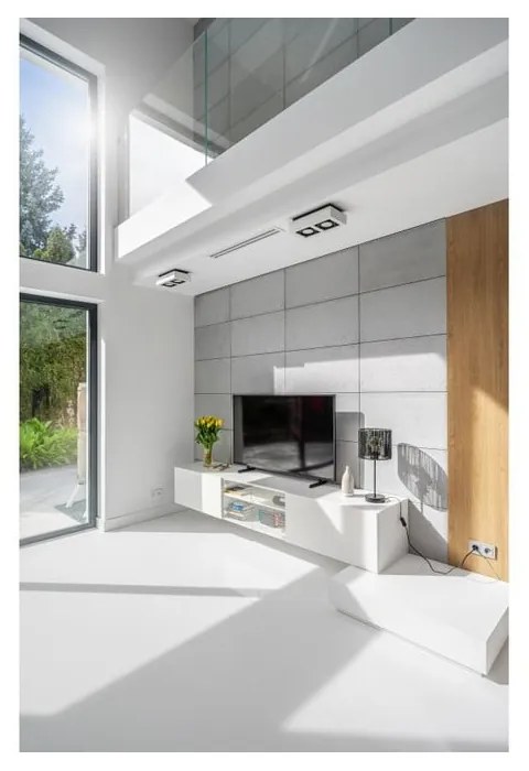 Fehér mennyezeti lámpa fém búrával 34x18,5 cm Loid – GTV