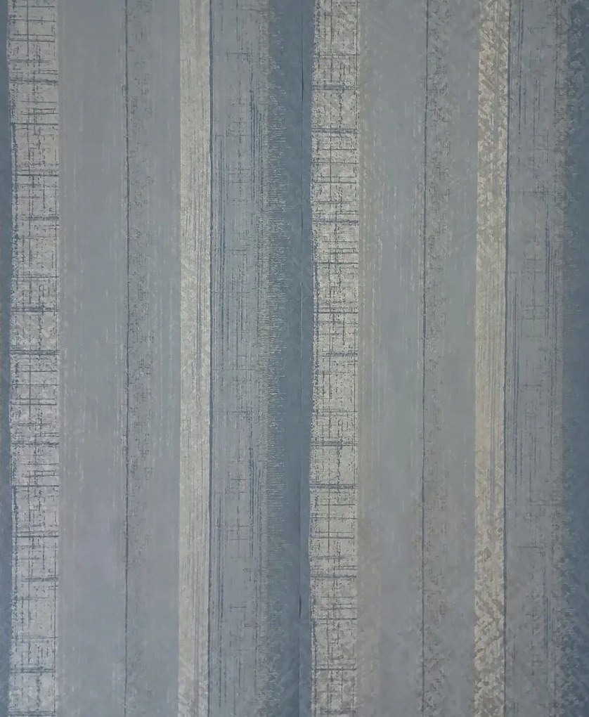 Fali tapéta csíkos vonalak kék 58126