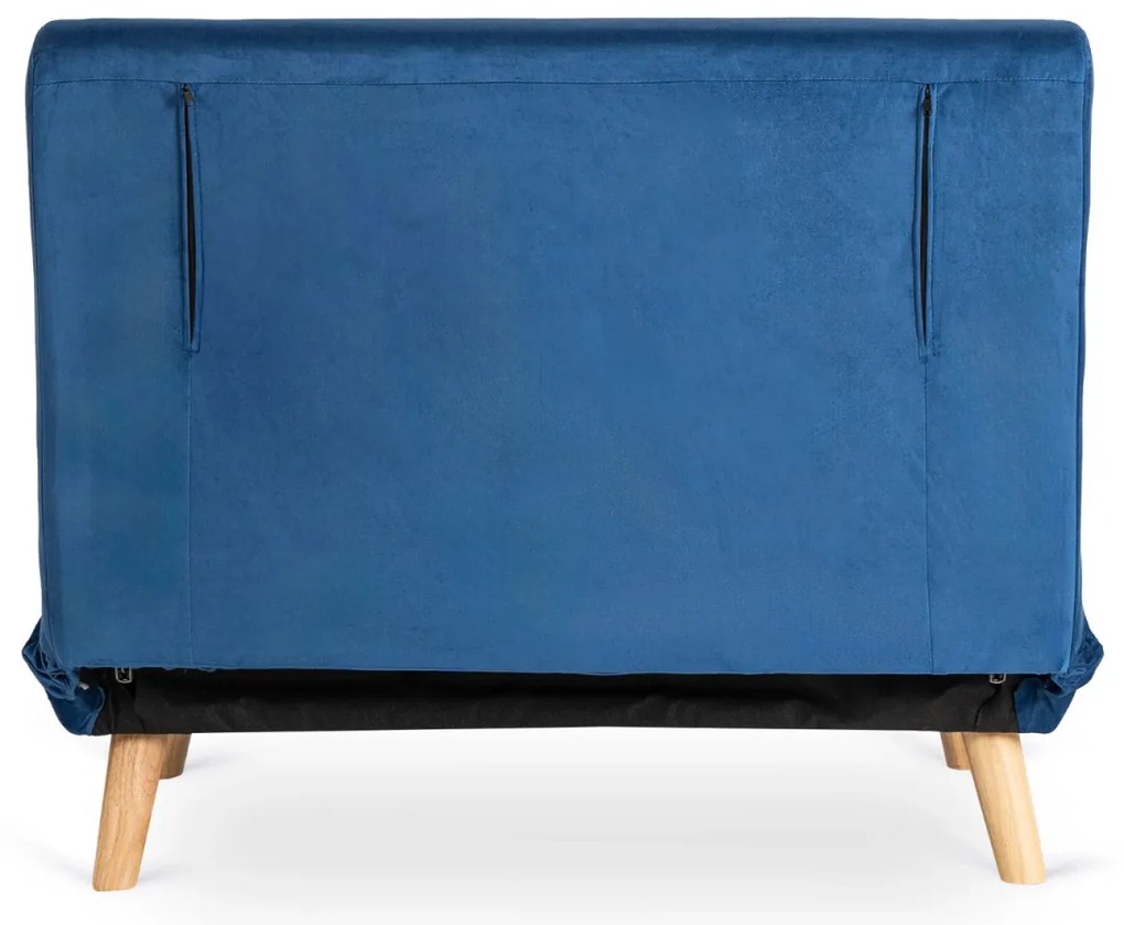 Ágyazható Fotel Sötétkék Színben. MARRY 2