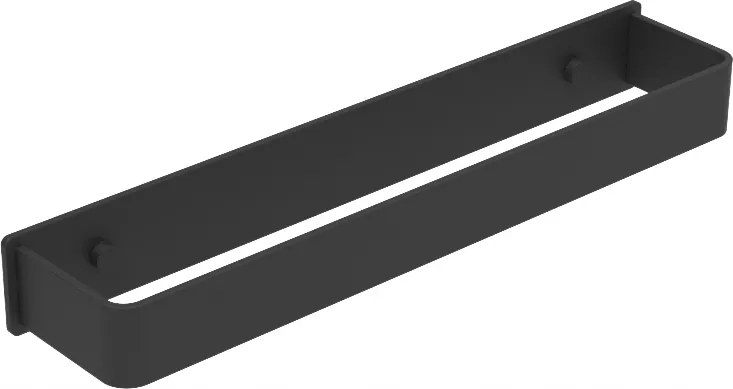 Prémium Fürdőszobai Törölközőtartó Fekete 40 cm