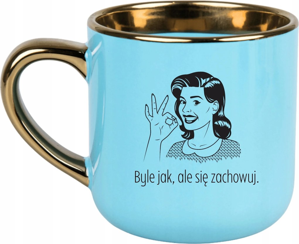 Bögre Kék 400 Ajándék Vicces Anyák Napja, De Viselkedj!