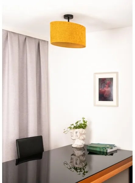 Duolla - Felületre szerelhető csillár OVAL 1xE27/15W/230V barna