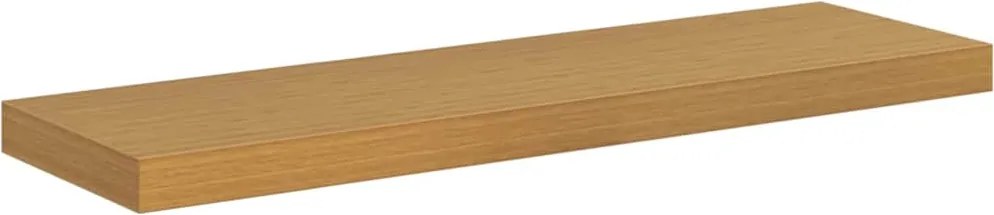 vidaXL Falpolc Falra szerelhető Bézs 80 x 23,5 x 4 cm Faanyag