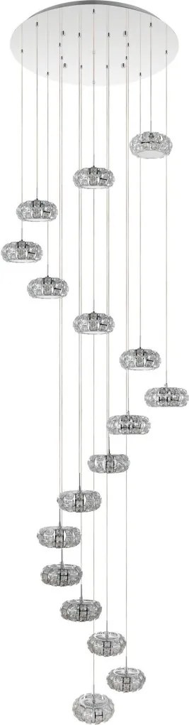 Eglo CORLIANO 39546 Függőlámpa 17x4,5W/LED 3000K 500LM IP20