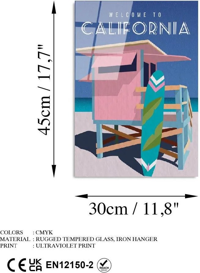 Üvegkép, 30×45 cm – UV-1013