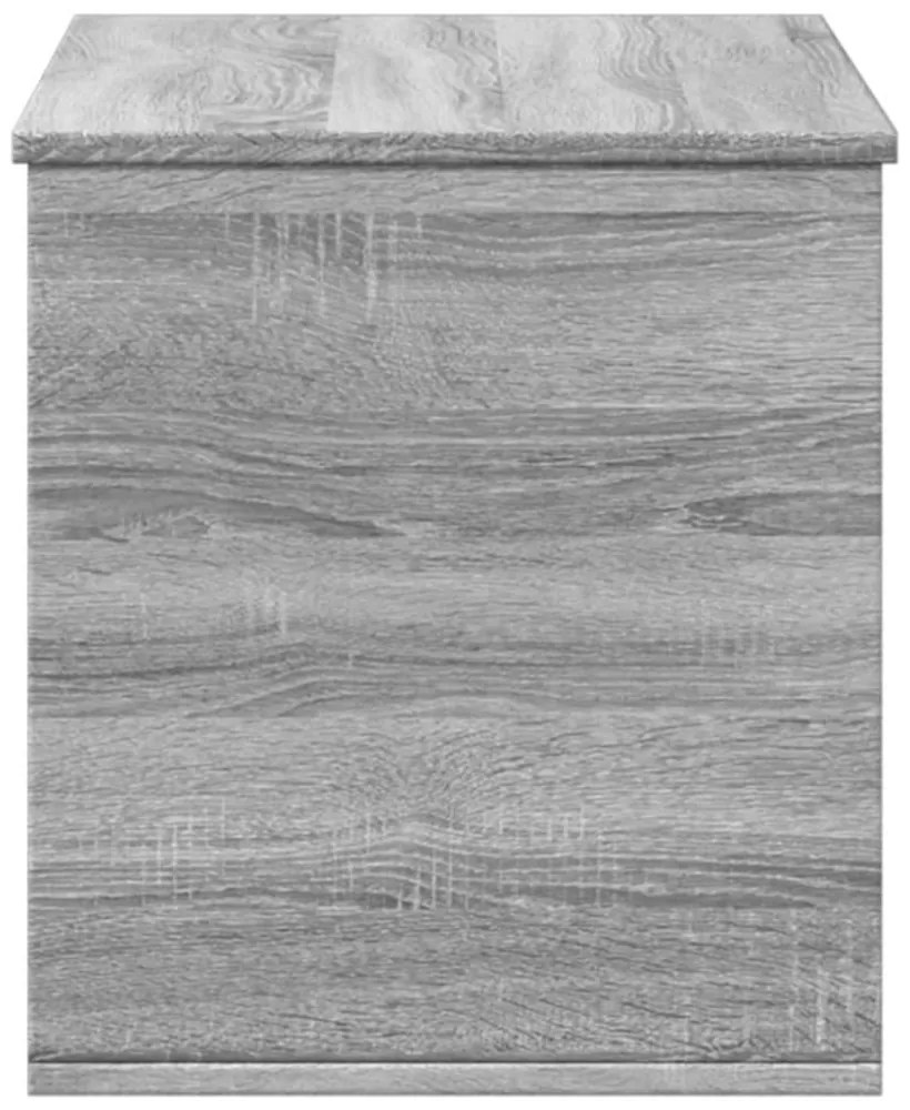 szürke sonoma szerelt fa tárolóláda 100x42x46 cm