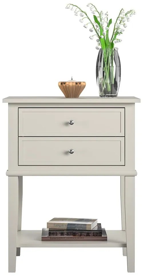 Világosszürke éjjeliszekrény Franklin – Støraa