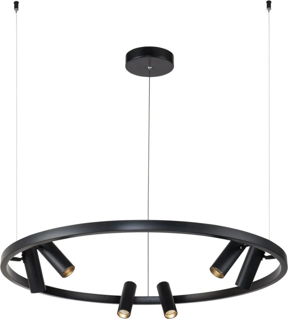 MAYTONI MOD102PL-L42B SATELLITE Modern Led Függesztett Lámpa Fekete LED IP20