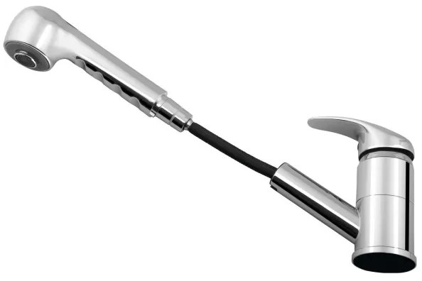 Aqualine - KASIOPEA mosogató csaptelep, 20 cm, fényes króm