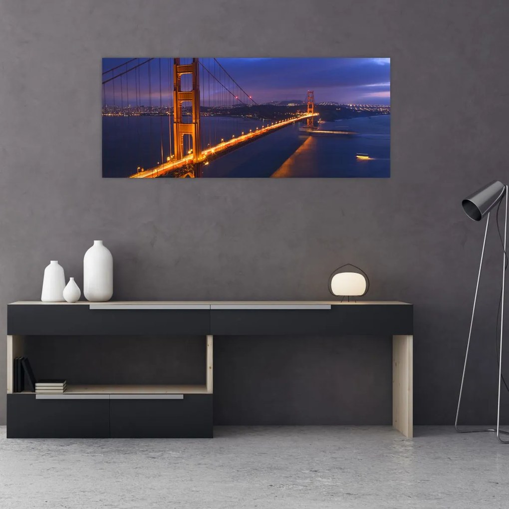 Kép - Golden Gate híd (120x50 cm)