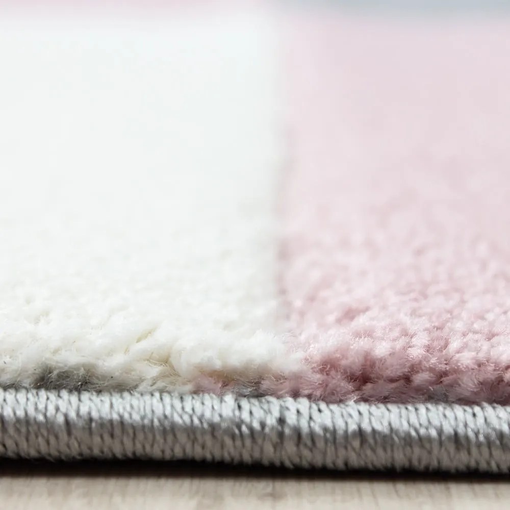 Rózsaszín-szürke szőnyeg 80x150 cm Hawaii – Ayyildiz Carpets