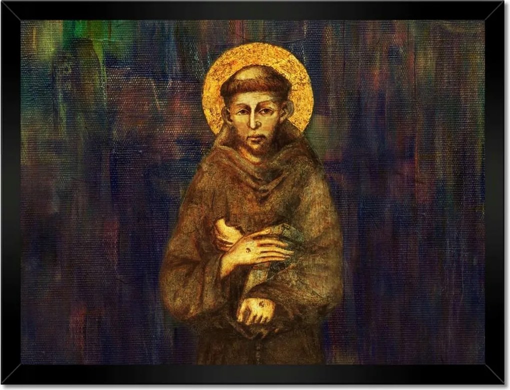 Poszterek keretben 40x30 Assisi Szent Ferenc