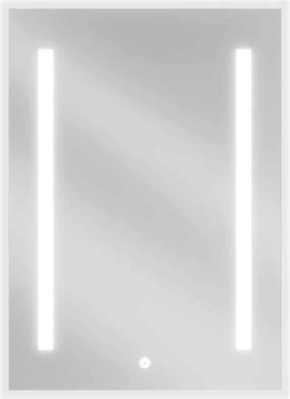 Mexen Remi, LED fürdoszobai tükör háttérvilágítással 50 x 70 cm, 6000K, páramentes, 9804-050-070-611-00