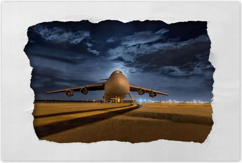 Poszterek 90x60 Nagy repülőgép Repülőtér