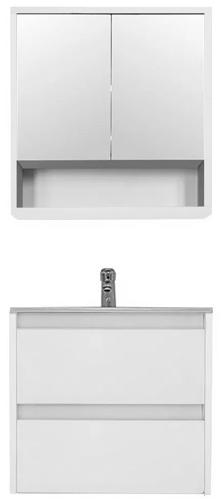 Porto 60 komplett fürdőszoba bútor fehér színben