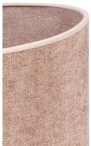 Duolla - Asztali lámpa OVAL 1xE27/15W/230V átm. 30 cm rózsaszín