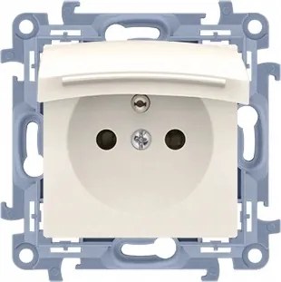 Simon 10 Aljzat Szimpla Fröccsenésálló Földelés Fedél Süllyesztett Krém