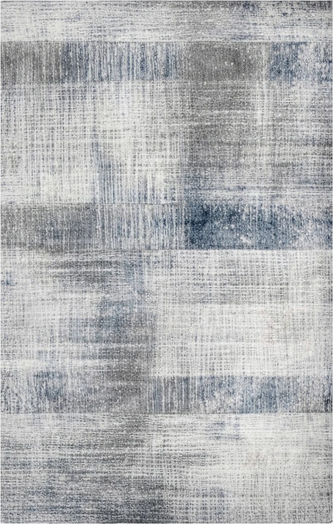 Szőnyeg 120x170 Szürke Kék Vintage Loft Nappaliba Csúszásgátló Bcf