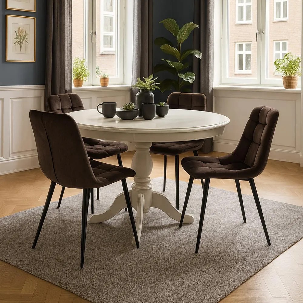 Avenberg ARDEN Étkezőszék szett - 4db, barna