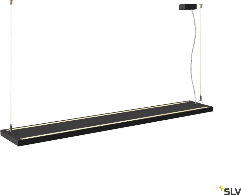 SLV 1007471 WORKLIGHT Modern Led Függesztett Lámpa Fekete LED IP20