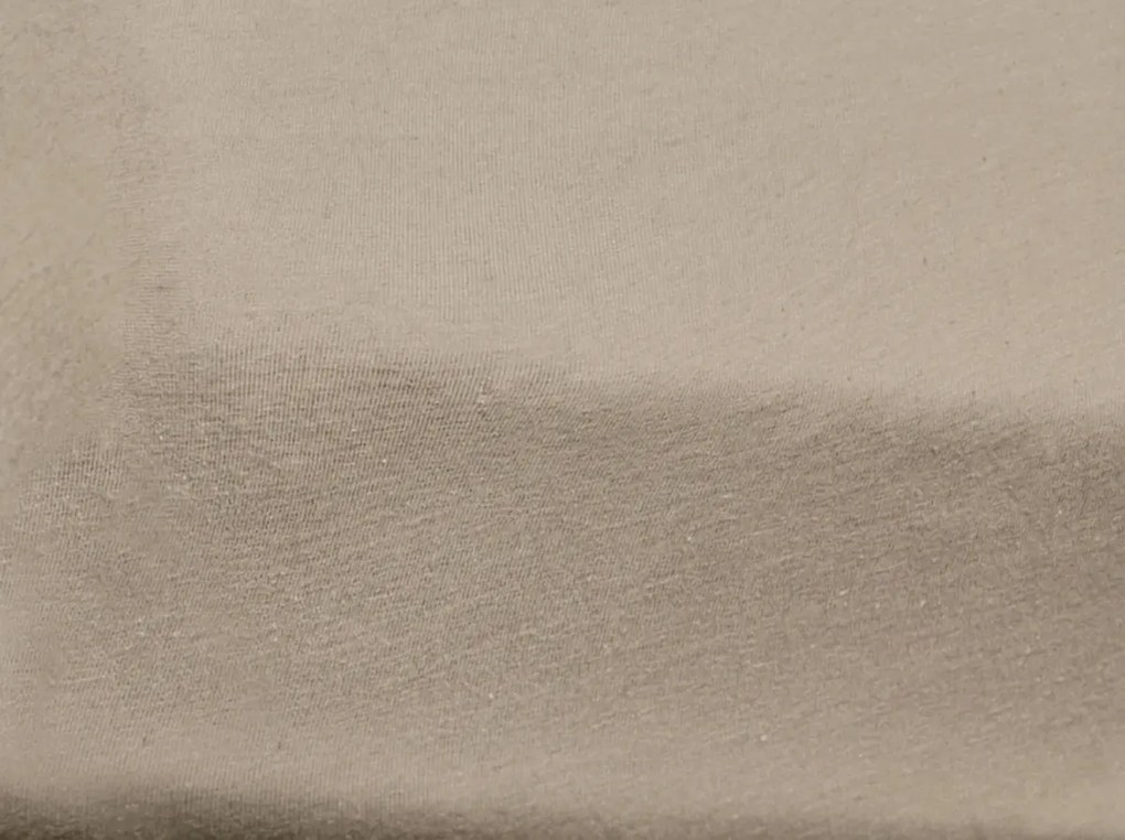 Jersey világosbarna lepedő gyerekágyhoz 70 x 140 cm