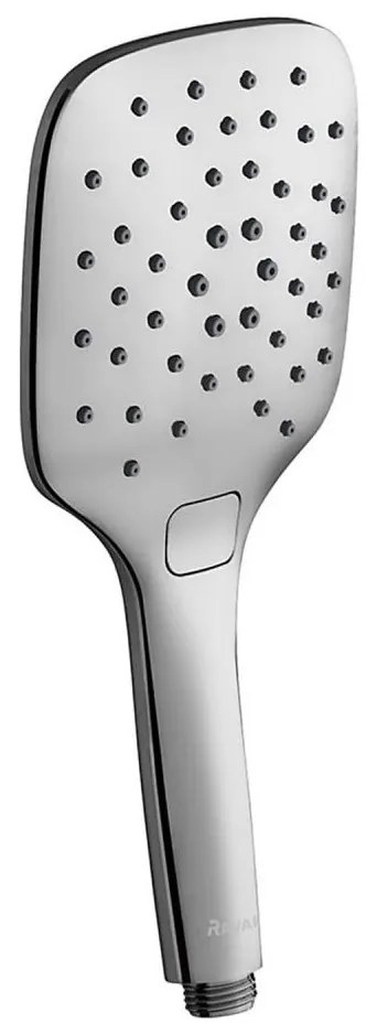 Ravak X07P348 - Kézi zuhanyfej nyomógombbal, fényes króm