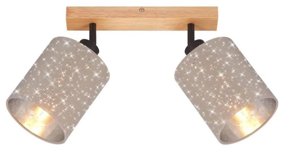 Briloner 2078-021 - Spotlámpa SPOTLIGHT 2xE27/25W/230V bézs 2078-021