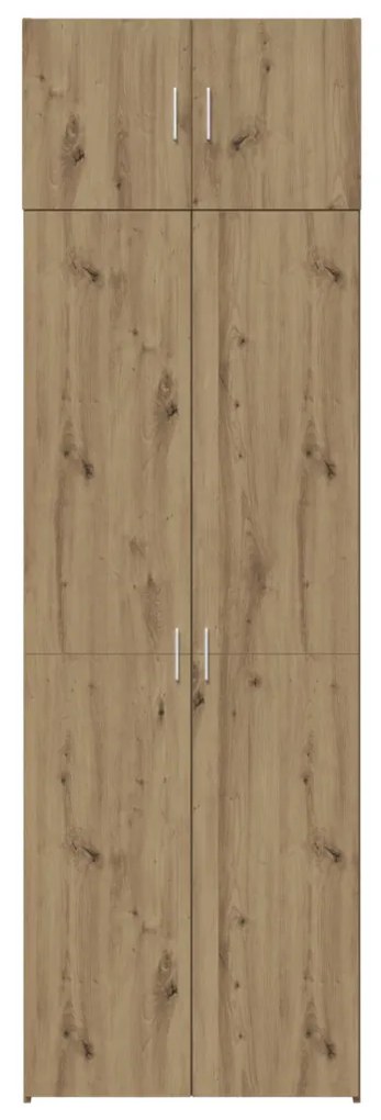 Tárolószekrény kézműves tölgy 70 x 42,5 x 225 cm Faanyag