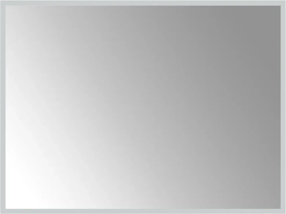 vidaXL LED-es fürdőszobatükör 60x80 cm