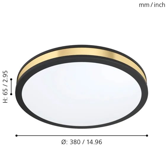 Eglo 99407 - LED Mennyezeti lámpa PESCAITO LED/24W/230V