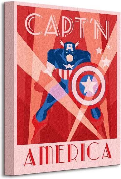 Vászonkép Marvel Deco (Captain America) 30x40cm WDC92237