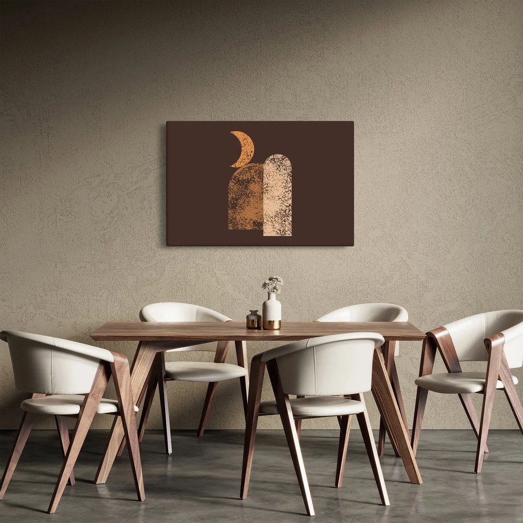 Kép - Narancssárga ívek N⁰2 (90x60 cm)