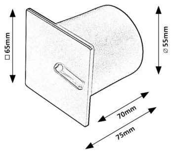 Rabalux 71172 - LED Lépcsőmegvilágító BOVEN LED/3W/230V fehér