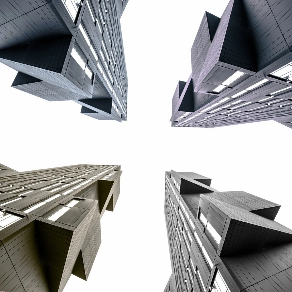 Poszter 100x100cm Régi adótorony, Assaf Frank