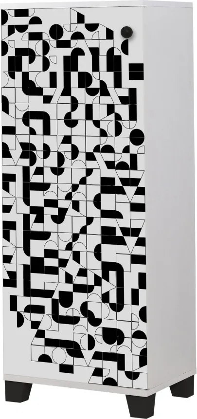 Filinta cipősszekrény, fehér, 50 cm – TR869VEL6504