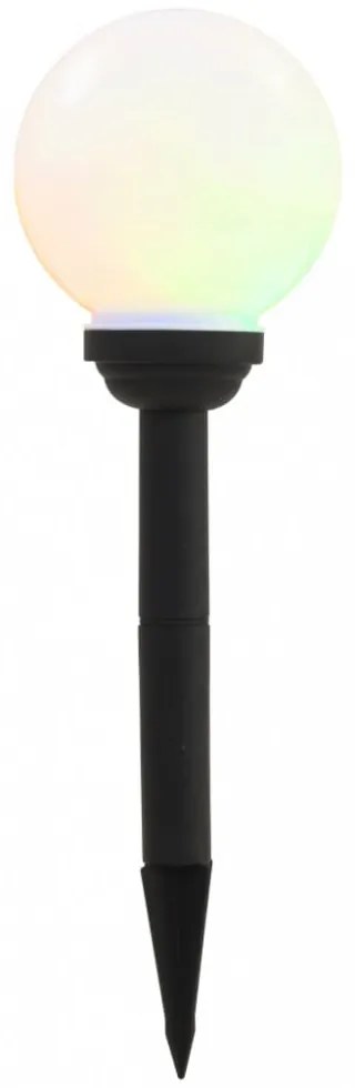 8 db napelemes kültéri LED gömblámpa 15 cm RGB