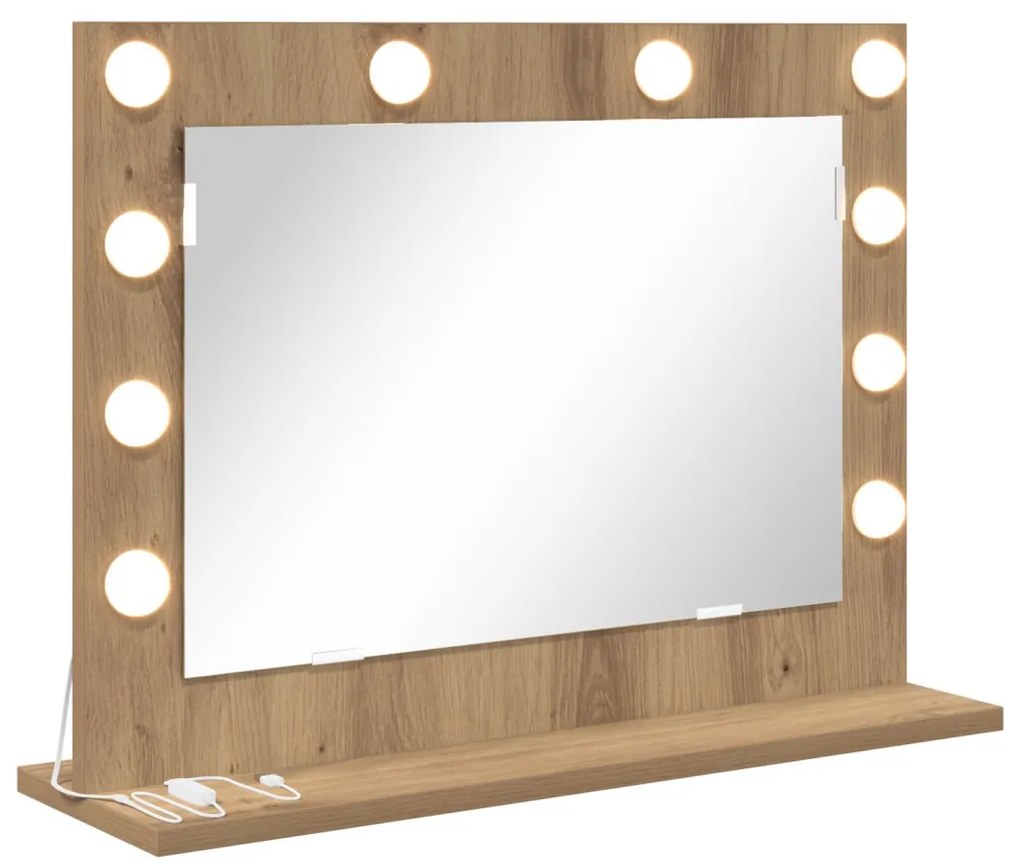 Pipere Tükör Kézműves tölgy MDF 60 x 45 x 18 cm Pipere Tükör