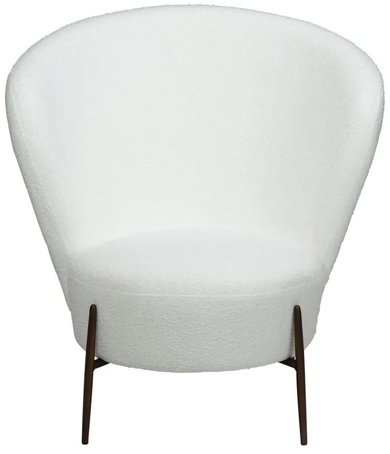 Fehér buklé fotel Orbit – DAN-FORM Denmark