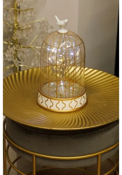 LED karácsonyi dekoráció 12xLED/3xAAA meleg fehér